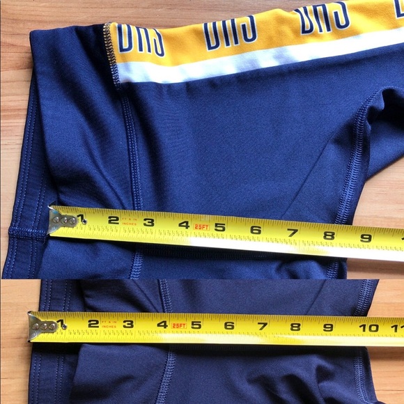 VARSITY SPIRIT Leggings Active Workout Yoga Blue Small Women’s - Picture 8 of 13